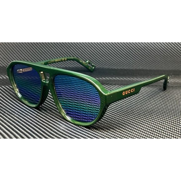 Gucci Dark Mirror Men's Sunglasses - Picture 1 of 5